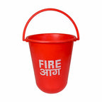 Red Fire Emergency Bucket (Polycarbonate) Material Pack of 1,2,4,6,8,10