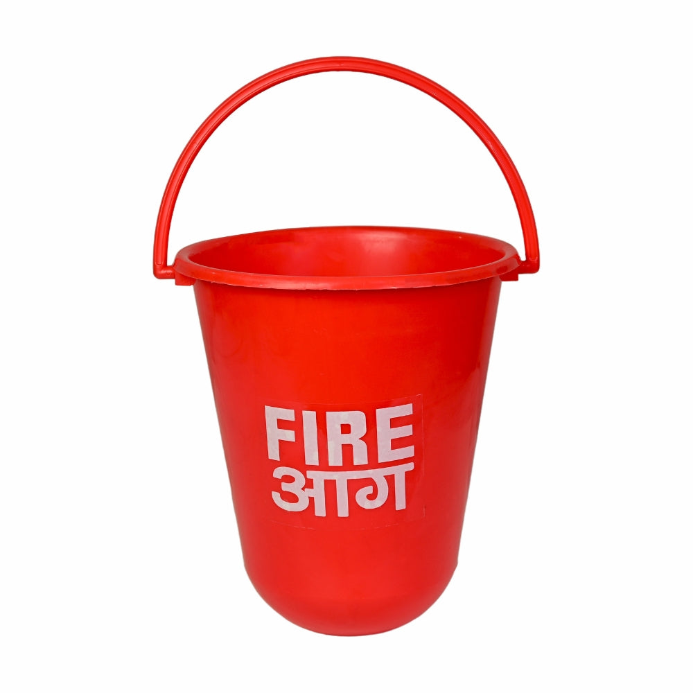 Red Fire Emergency Bucket (Polycarbonate) Material Pack of 1,2,4,6,8,10