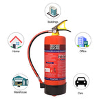 Red Premium Abc Powder Type Fire Extinguisher Isi Mark 9KG