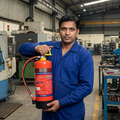 Red Premium Abc Powder Type Fire Extinguisher Isi Mark 9KG