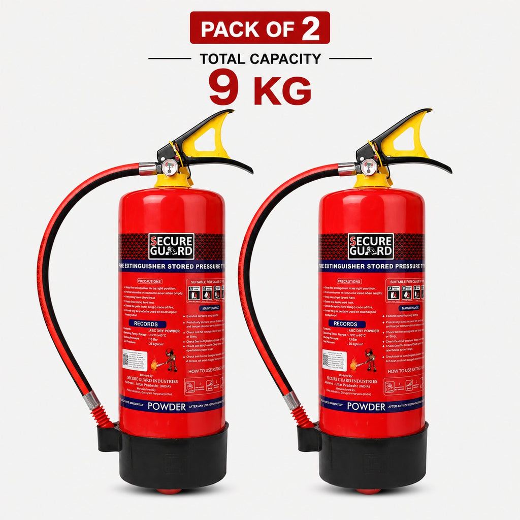 Red Premium Abc Powder Type Fire Extinguisher Isi Mark 9KG