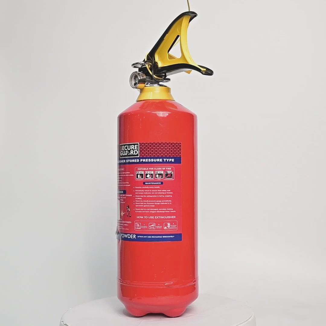 Red Premium Abc Powder Type Fire Extinguisher Isi Mark 2KG
